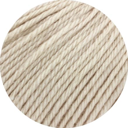 Lana Grossa Merino Uno Garn 55 Beige/Grå