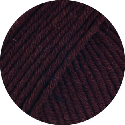 Lana Grossa Cool Wool Superbig Melange Garn 203 Vinröd