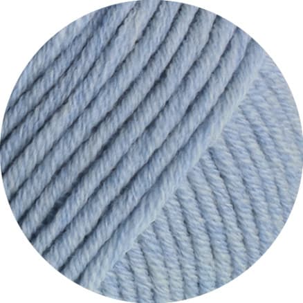 Lana Grossa Cool Wool Superbig Melange Garn 206 Ljusblå Melange