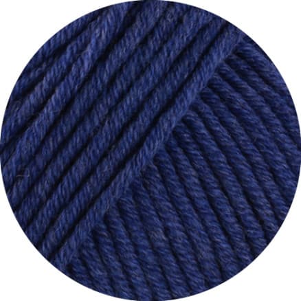 Lana Grossa Cool Wool Superbig Melange Garn 208 Mörkblå Melange