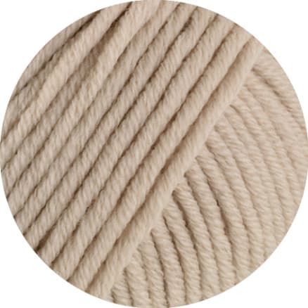 Lana Grossa Cool Wool Superbig Melange Garn 214 Beige Melange