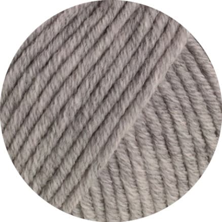 Lana Grossa Cool Wool Superbig Melange Garn 215 Grå Beige Melange