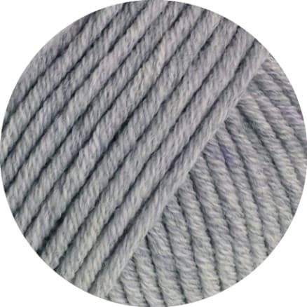 Lana Grossa Cool Wool Superbig Melange Garn 216 Ljusgrå Melange