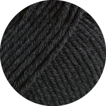 Lana Grossa Cool Wool Superbig Melange Garn 218 Mörkgrå Melange