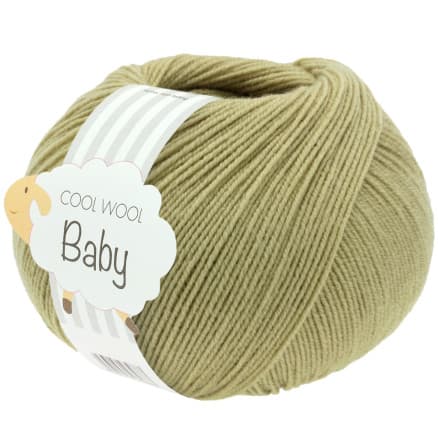 Lana Grossa Cool Wool baby Garn 335 Pastellgrön