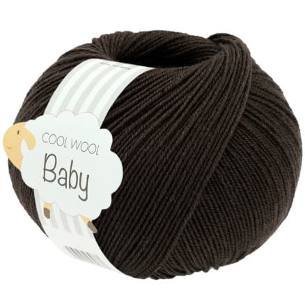 Lana Grossa Cool Wool baby garn 339 Grafitgrå
