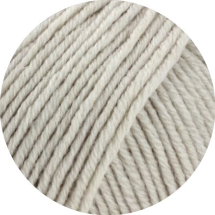 Lana Grossa Cool Wool Big Mélange Garn 1691 Grå beige