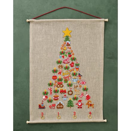 Permin Broderikit Adventstr�d 40x56cm