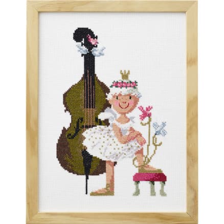 Permin Broderikit Balettflicka 18x24 cm, Ib Antoni