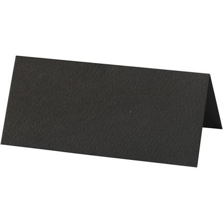 Placeringskort, stl. 9x4 cm, 220 g, svart, 20 st./ 1 förp.
