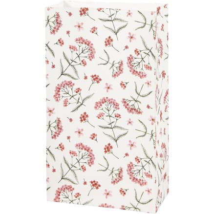 Papperspåsar, blommor, H: 21 cm, stl. 6x12 cm, 80 g, 8 st./ 1 förp.