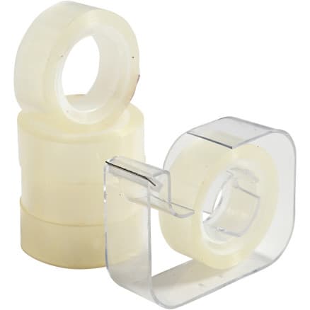 Dispenser med tejp, B: 15 mm, 1 set
