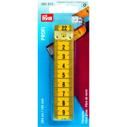 Prym M�ttband Gul/Svart 2,55m (255 cm)