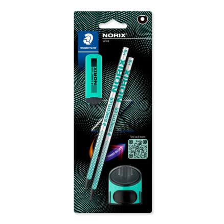 Staedtler Norix HB pennset - Grön