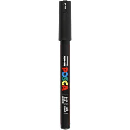 Uni Posca Tusch, Black , stregtykkelse:, extra-fine, 1stk.