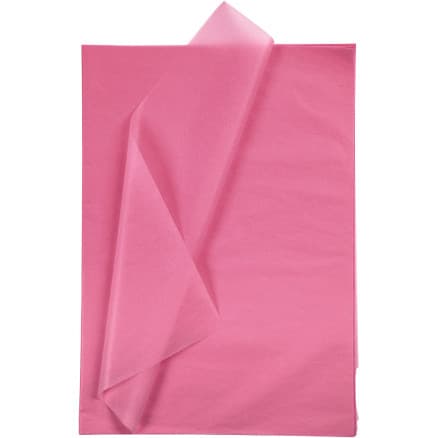 Silkespapper, ark 50x70 cm, 17 g, rosa, 10 ark/1 frp.