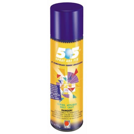 505 Temporärt spraylim / Limspray / Textillim 250ml till patchwork, tyg