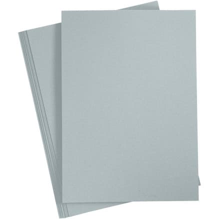 Kartong, A4, ark 210x297 mm, 220 g, grå, 10 ark/ 1 förp.