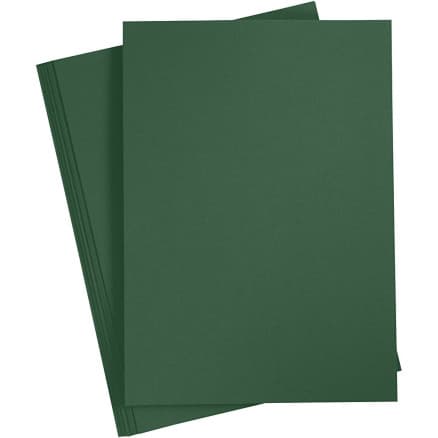 Kartongpapper, A3, ark 297x420 mm, 180 g, mörkgrön, 20 ark/ 1 förp.