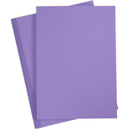 Kartongpapper, A5, 180 g, mörklila, 100 ark/ 1 förp.