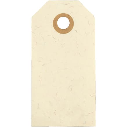 Manillamärken, stl. 4x8 cm, 250 g, cream, 20 st./ 1 förp.