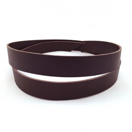 Läderrem Brun 120cm 20mm
