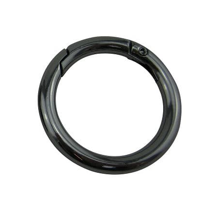 Karbinring/Karbinhake Rund Gun metal 16mm - 1 st.