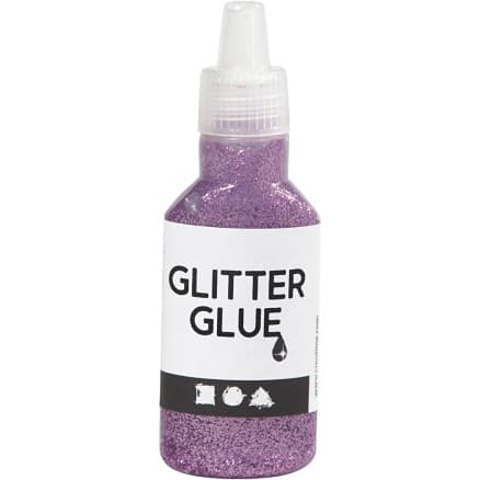 Glitterlim, lila, 25 ml/ 1 flaska