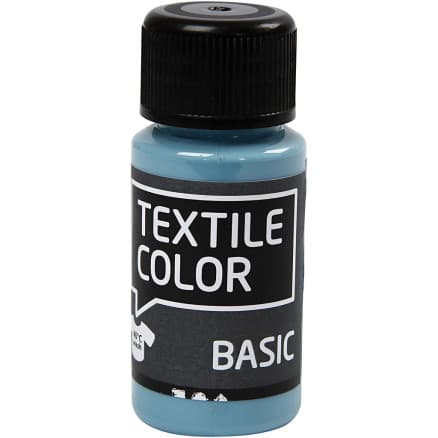 Textilfärg, duvblå, 50 ml/ 1 flaska