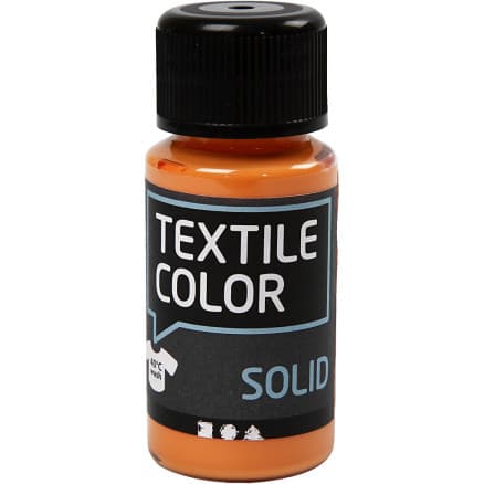 Solid textilfärg, täckande, orange, 50 ml/ 1 flaska
