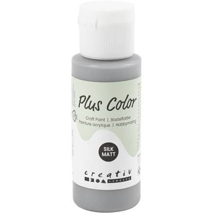 Plus Color Hobbyfärg, rain grey, 60 ml/ 1 flaska