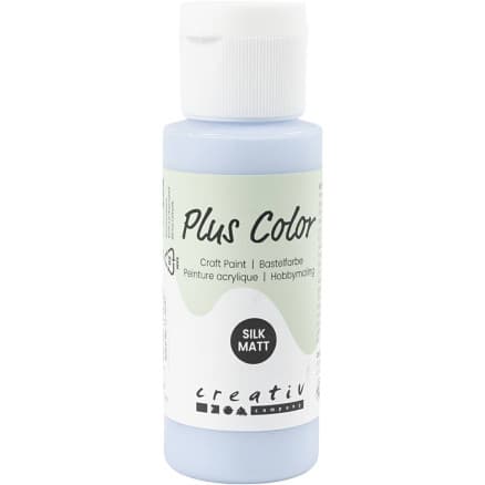 Plus Color Hobbyfärg, ljusblå, 60 ml/ 1 flaska