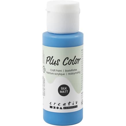 Plus Color Hobbyfärg, primärblå, 60 ml/ 1 flaska