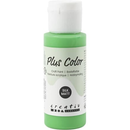 Plus Color Hobbyfärg, bright green, 60 ml/ 1 flaska