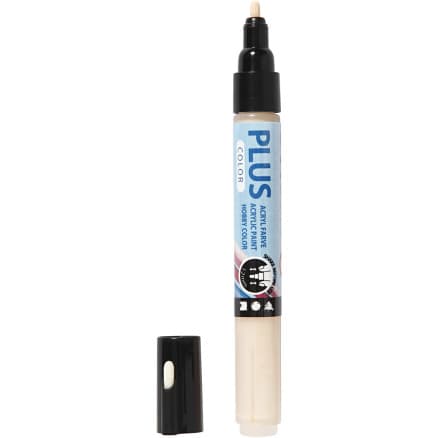 Plus Color Tusch, L: 14,5 cm, spets 1-2 mm, ivory, 5,5 ml, 1 st.