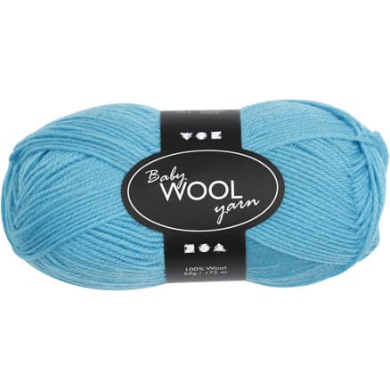Babygarn, L: 172 m, turkos, 50 g/ 1 nystan