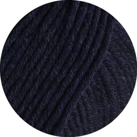 Lana Grossa Cool Wool Superbig Melange Garn 209 Nattblå