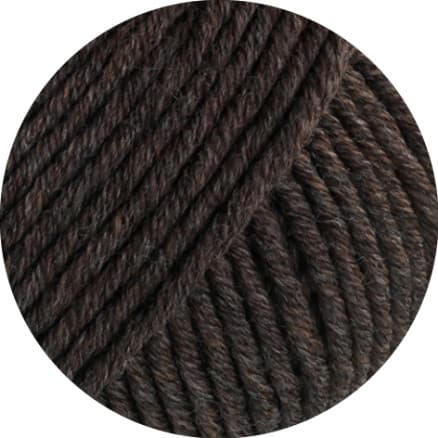 Lana Grossa Cool Wool Superbig Melange Garn 219 Grå Brun Melange