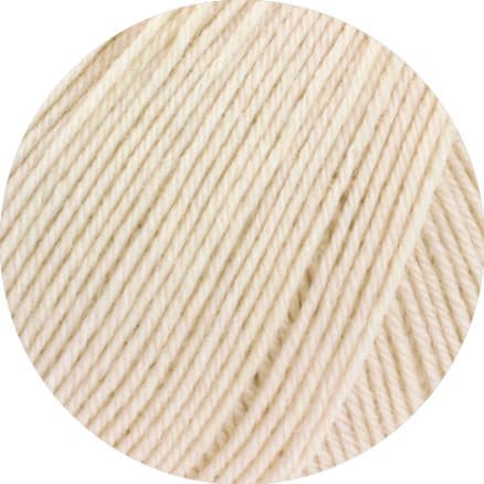 Lana Grossa Meilenweit 100 SETA-garn 030 Ljusbeige