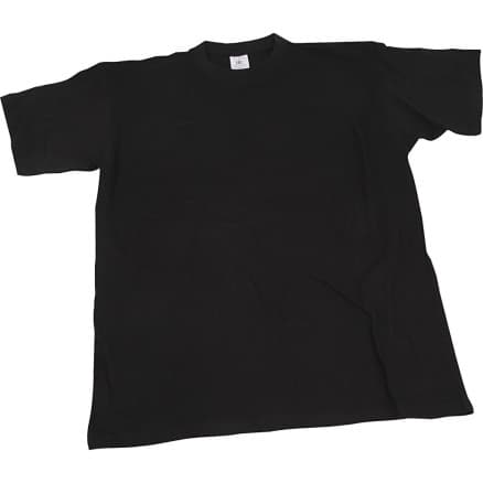 T-shirt, B: 42 cm, storlek 9-11 år, rund hals, 145 g, svart, 1 st.