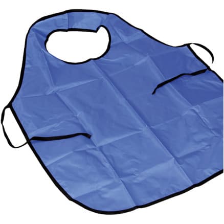 Förkläde med krage, L: 100 cm, stl. M-XL cm, blå, 10 st./ 1 förp.