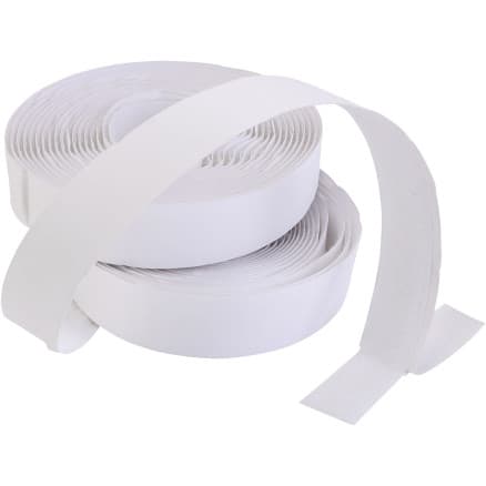 Kardborre, tjocklek 2 cm, vit, 25 m/ 1 förp.