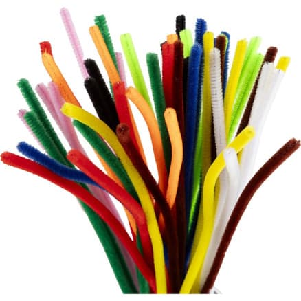 Piprensare, L: 30 cm, tjocklek 6 mm, mixade färger, 50 mix./ 1 förp.