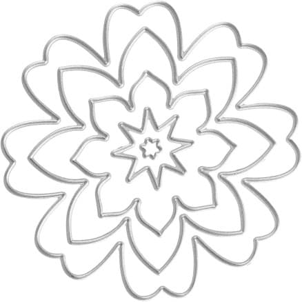 Klippmall, blomma, diam. 0,5-8 cm, 1 st.