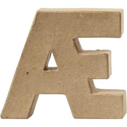 Bokstav, Æ, H: 10 cm, tjocklek 2 cm, 1 st.
