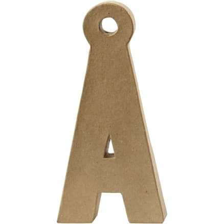 Bokstav, Å, H: 25 cm, B: 12,3 cm, tjocklek 2,5 cm, 1 st.
