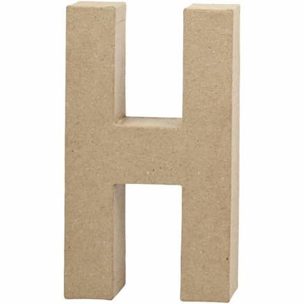 Brev, H, H: 20,2 cm, B: 11,2 cm, tjocklek 2,5 cm, 1 st.