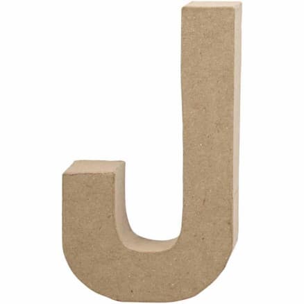 Brev, J, H: 20,5 cm, B: 11,5 cm, tjocklek 2,5 cm, 1 st.
