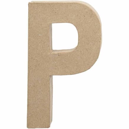 Brev, P, H: 20,5 cm, B: 11,4 cm, tjocklek 2,5 cm, 1 st.
