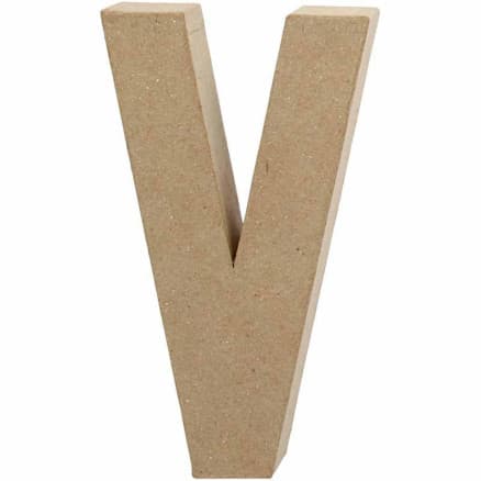 Brev, V, H: 20,5 cm, B: 11,5 cm, tjocklek 2,5 cm, 1 st.